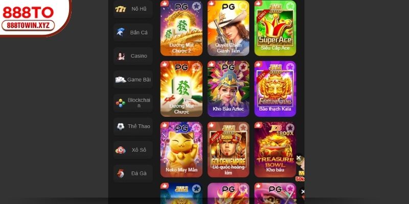 Khám phá kho trò chơi hấp dẫn