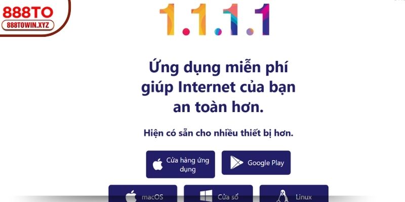 Dùng phần mềm 1.1.1.1 truy cập Link vào mới nhất không bị chặn