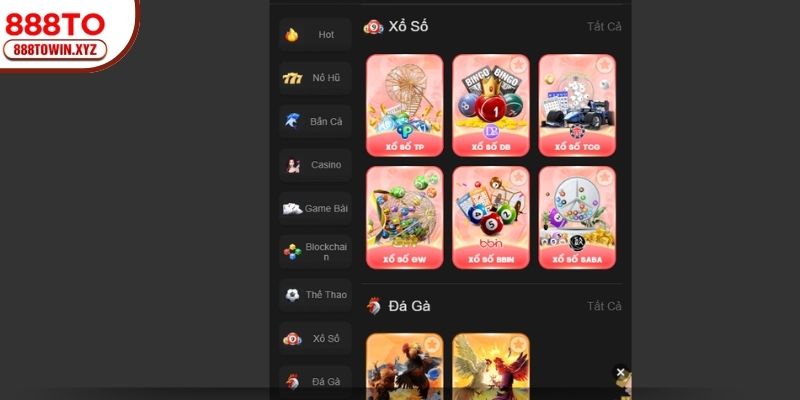 Giới thiệu về sảnh Xổ Số 888TO